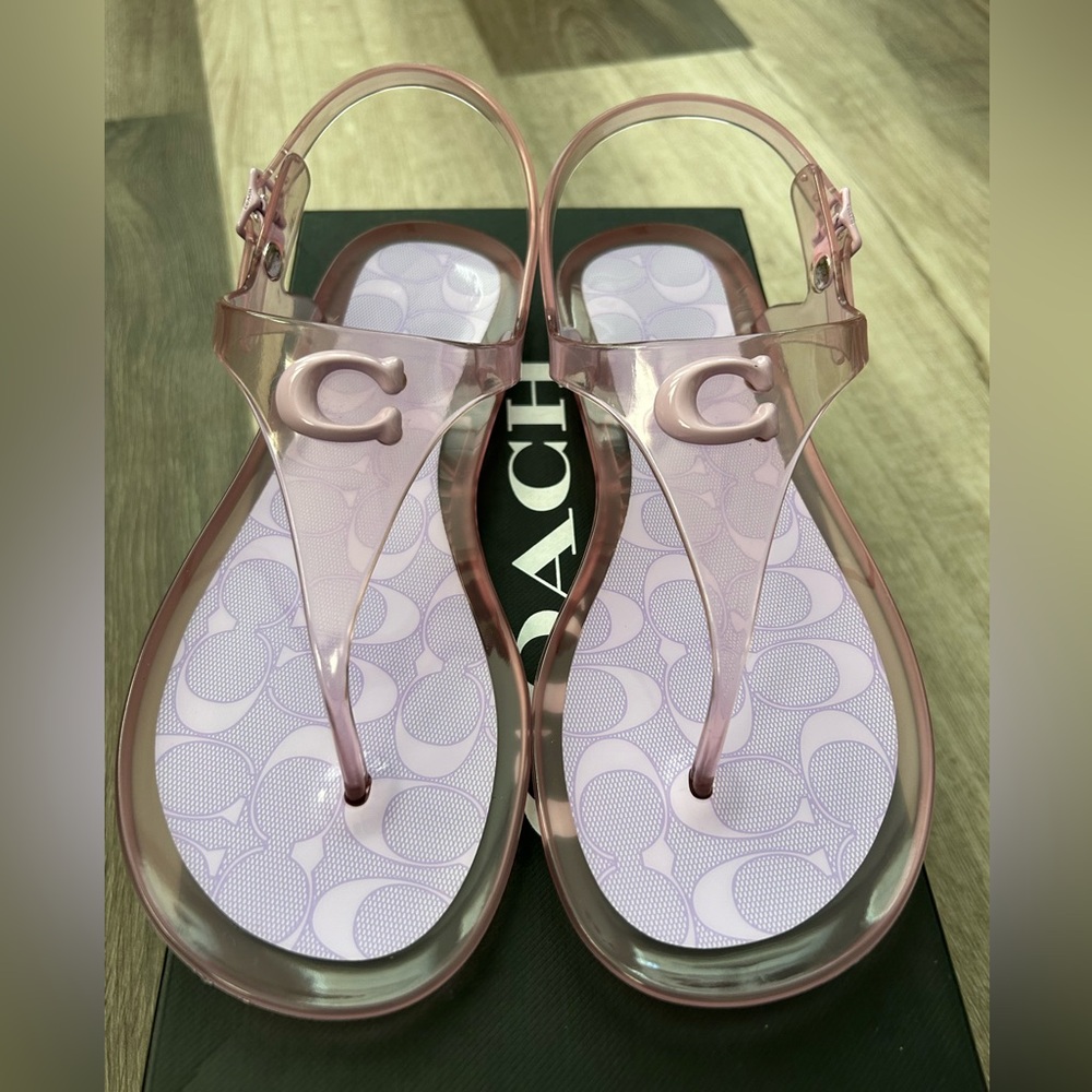 Coach Shoes, Natalee Jelly Sandals, Violet in color, Women’s Size 7, BNIB